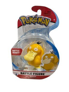 Pokémon Psyduck Battle Figure Toy 4+ Scaled For Battle By Jazwares New
